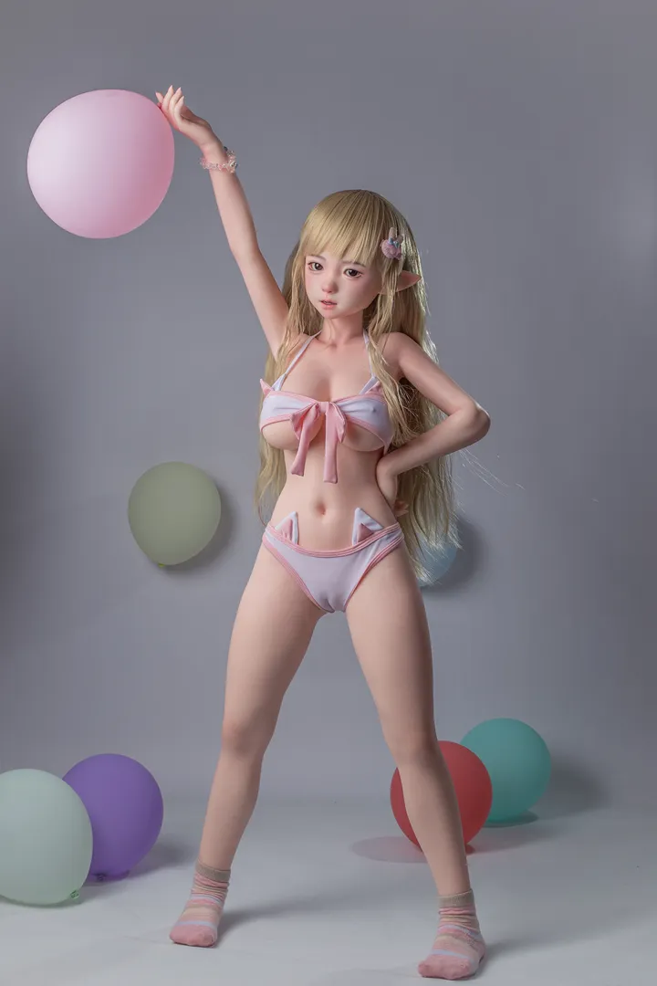 110cm (3ft7) Petite Elf Silicone Sex Doll Loxi, ROS Head #113B